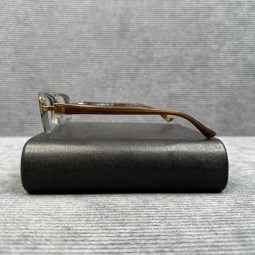 Liz Claiborne L393 0JKK‎ Brown Ombre Rectangular Y2k Eyeglasses Frames 130mm